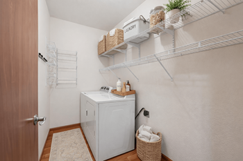 The estates at arbor oaks in-home laundry